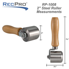 RecPro roller with curved end prevents surface marks during sealing