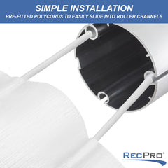 RecPro UV and weather resistant vinyl with 1000D backing