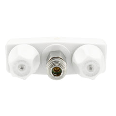 RecPro RV outdoor faucet showing hose connection for versatile outdoor rinsing