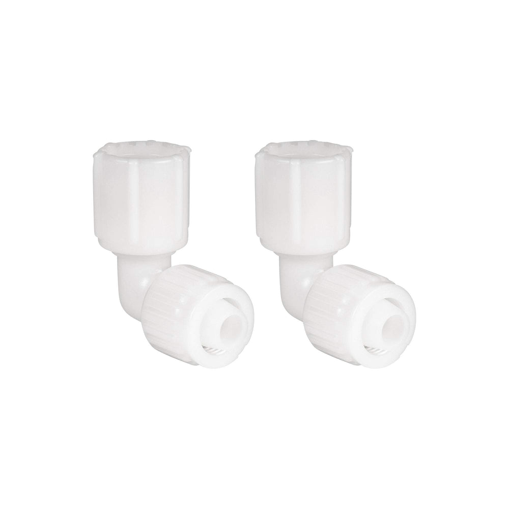 RecPro 1/2-inch compression elbow connects PEX to a faucet for RV plumbing.