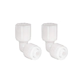 RecPro 1/2-inch compression elbow connects PEX to a faucet for RV plumbing.