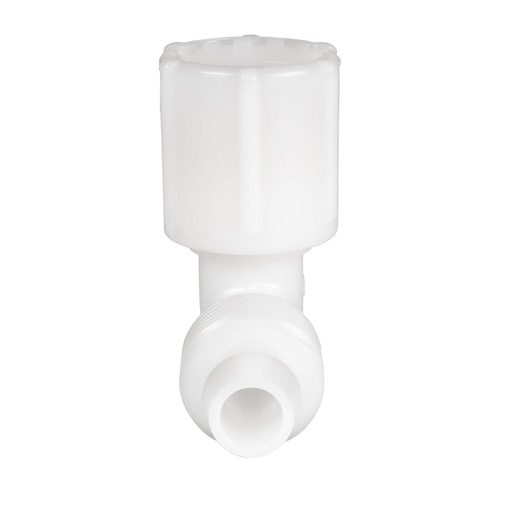 RecPro durable plastic elbow provides rust-resistant connections for RVs.