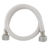 RecPro RV Water Hose with braided PVC exterior showing rugged durability for faucet connections