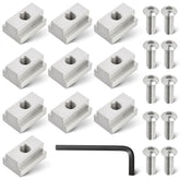 RED WOLF bed rail T-slot nut enables secure cargo rail mounting.