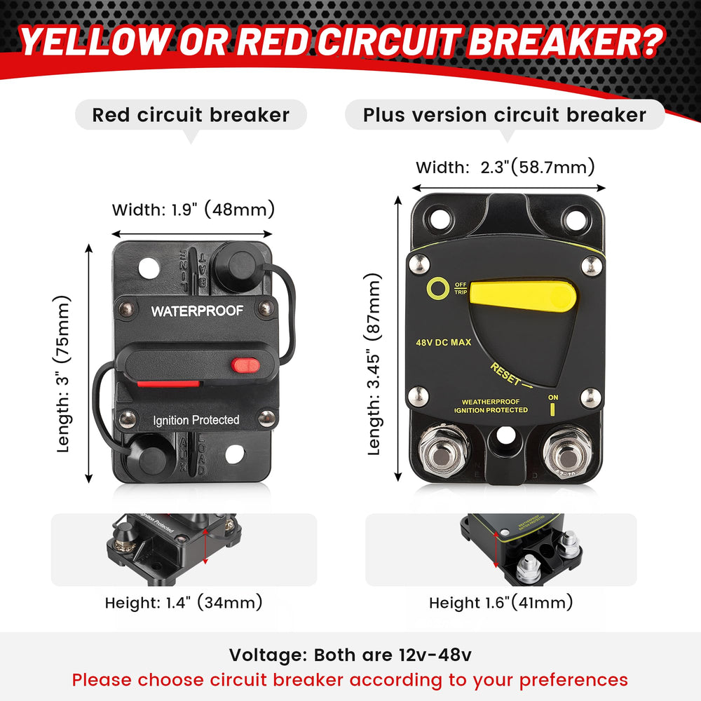 RED WOLF BS6060 60A vehicle and boat circuits ensure safe power distribution.