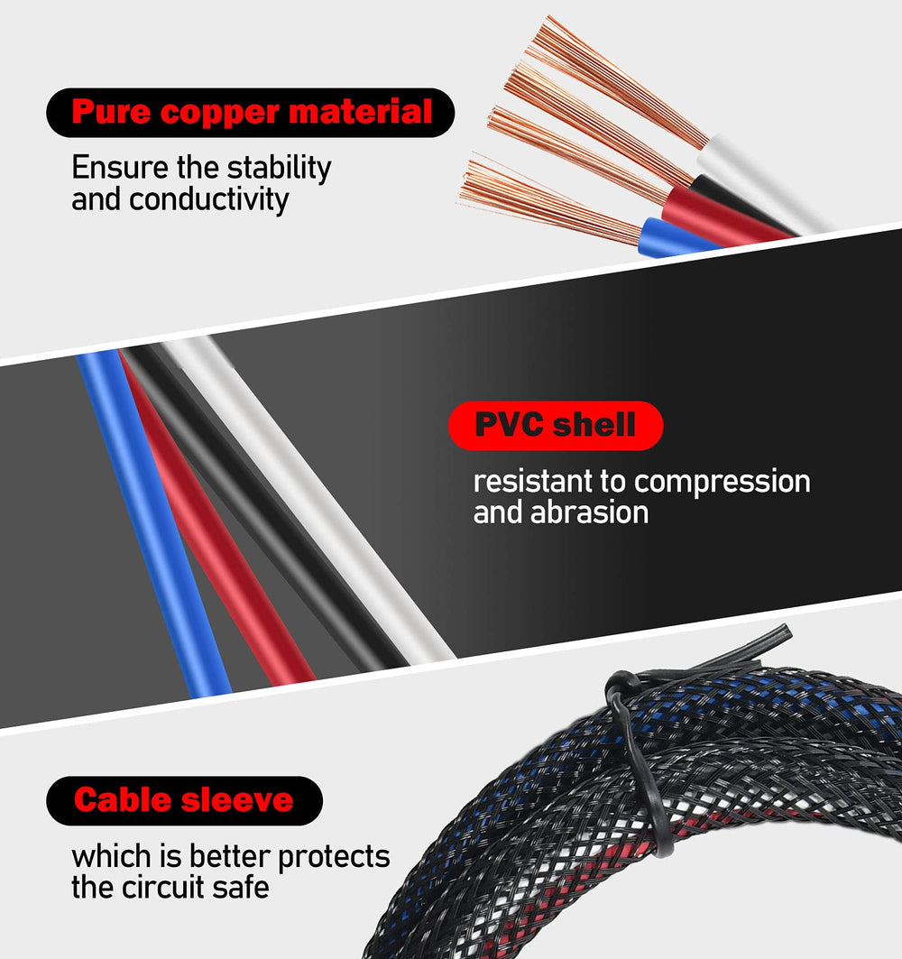 RED WOLF copper conductors deliver strong conductivity and stable brake signals.