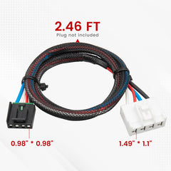 RED WOLF dash-mount-ready harness keeps the controller within reach.