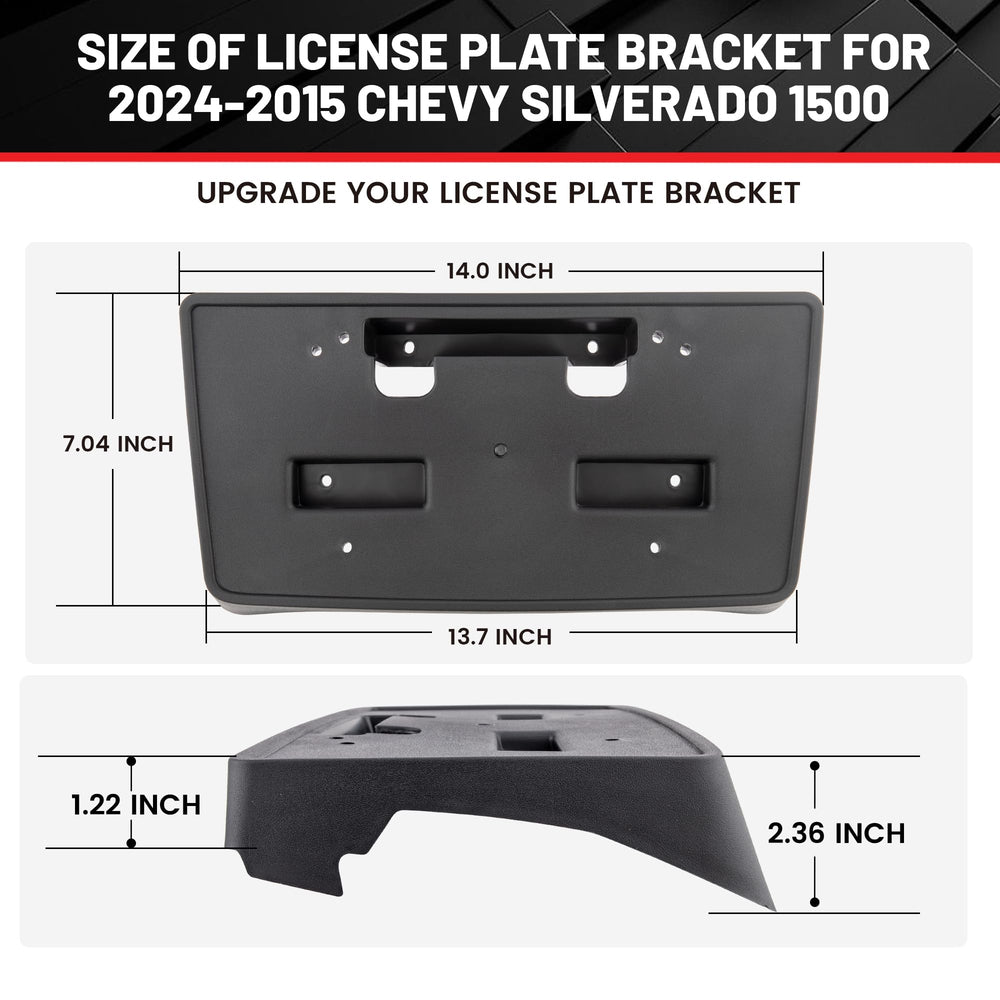Red Wolf installation on Silverado, bracket securely bolted for reliable use.