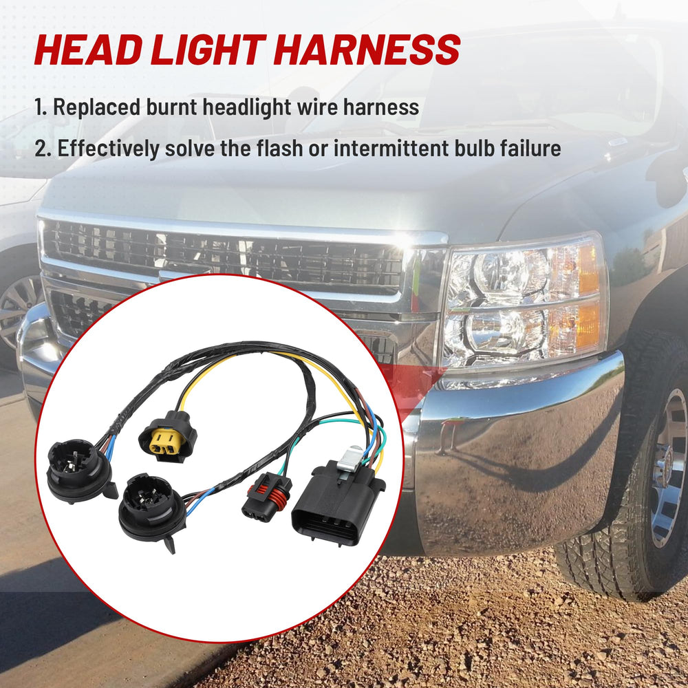 Red Wolf headlight plug retrofit adapter enabling simple replacement.