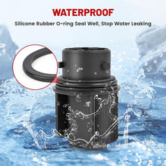 RED WOLF high-temperature plastic body resists deformation in demanding environments.