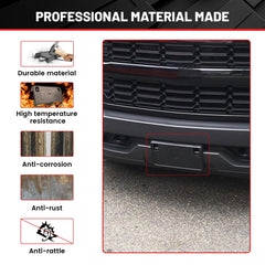RED WOLF license plate bracket installation hardware enables precise mounting