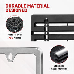 RED WOLF package contents including screws, nuts, ties and foam pad for secure fit