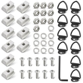 RED WOLF T-slot nut 10-pack for secure bed rail mounting