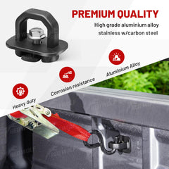 RED WOLF aluminium and carbon steel construction resists rust under load