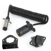 REDALAN 7-to-6 trailer plug with coiled cable for simple connection.