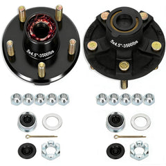 Redants 2-set 3500lb trailer hub kit side view for easy installation and rapid replacement