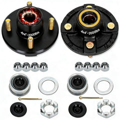 Redants 2-set 4-lug trailer hub kit for 2000 lb trailers, ready to install