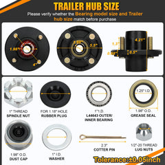 Redants dust caps and grease seals protect bearings on the road