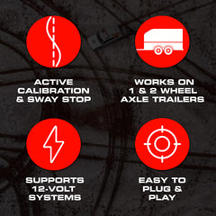 REDARC Tow-Pro Liberty active calibration ensures smooth stopping with or without a trailer