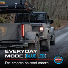 REDARC sway-control feature helps stable braking on trails.