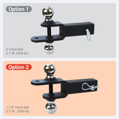 REDTEE matte black powder coat finish resists weather and wear.