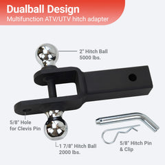 REDTEE square-shank fits 2-inch receivers for easy installation.
