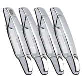 Reeauto front left door handle chrome finish, durable exterior replacement.