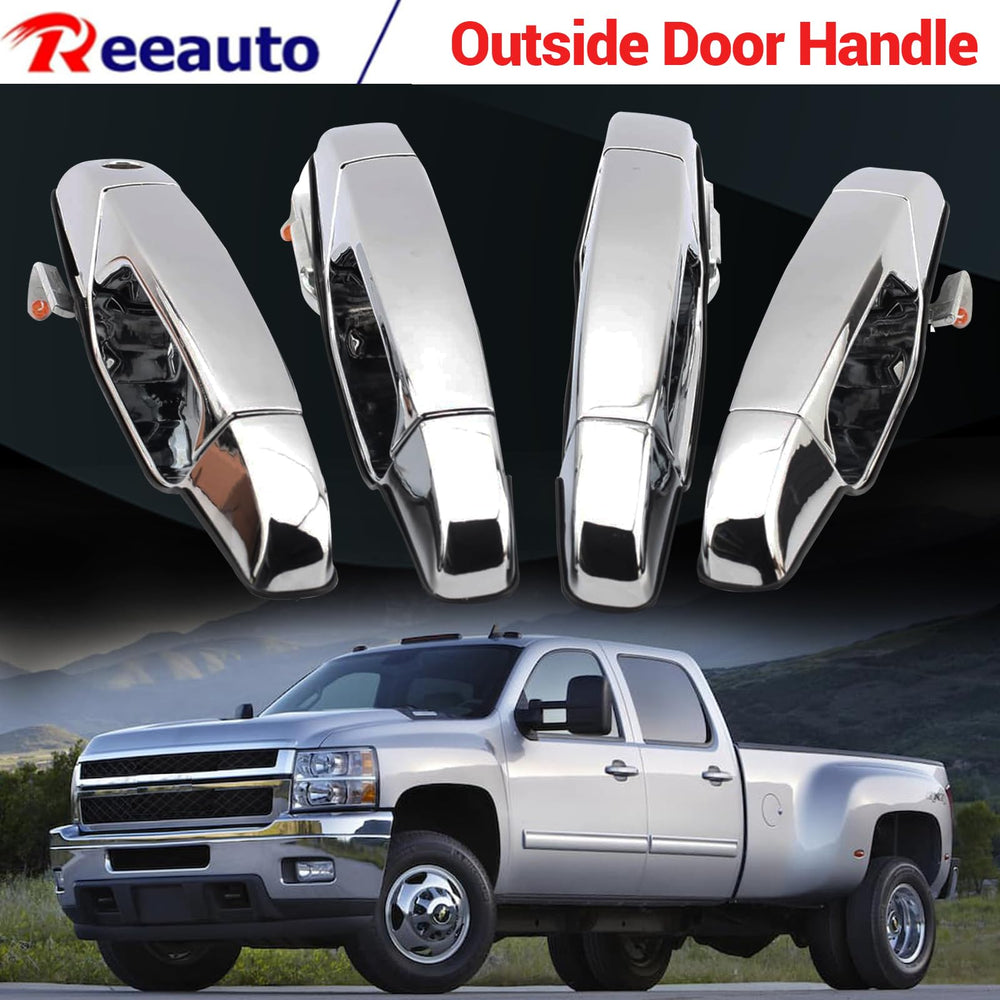 Reeauto rear door handle assembly, easy install for crew cab models.