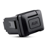 Reeoutdoor aux port for Civic 8th Gen demonstrates plug-and-play compatibility in dash