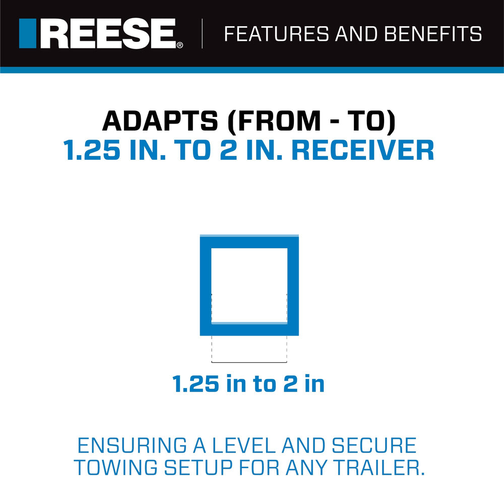 REESE Towpower 7020500 in use with a bike carrier