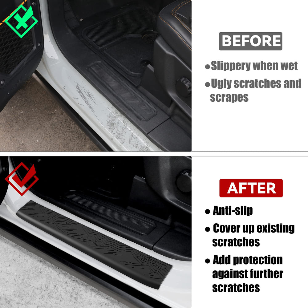 REFORM DESIGN Ford Bronco door sill guard front right protects edges and reduces wear