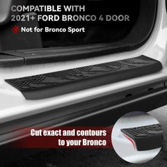 REFORM DESIGN Ford Bronco door sill guard rear left protects edges and reduces wear