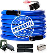 REHOSEUP 100ft heated water hose in action keeps RV water flowing in cold weather