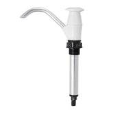 Reicyfang caravan sink hand pump close-up highlights rugged metal build for RV life.