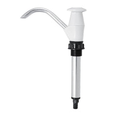 Reicyfang caravan sink hand pump close-up highlights rugged metal build for RV life.