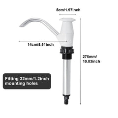 Reicyfang caravan sink hand pump installed in an RV demonstrates ready water access.