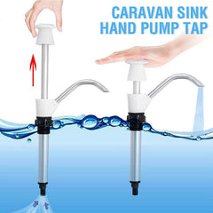 Reicyfang double-action pump operation shows water flow on both strokes.