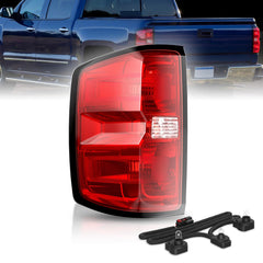 Reilauto tail light assembly left side for Silverado with easy plug and play installation