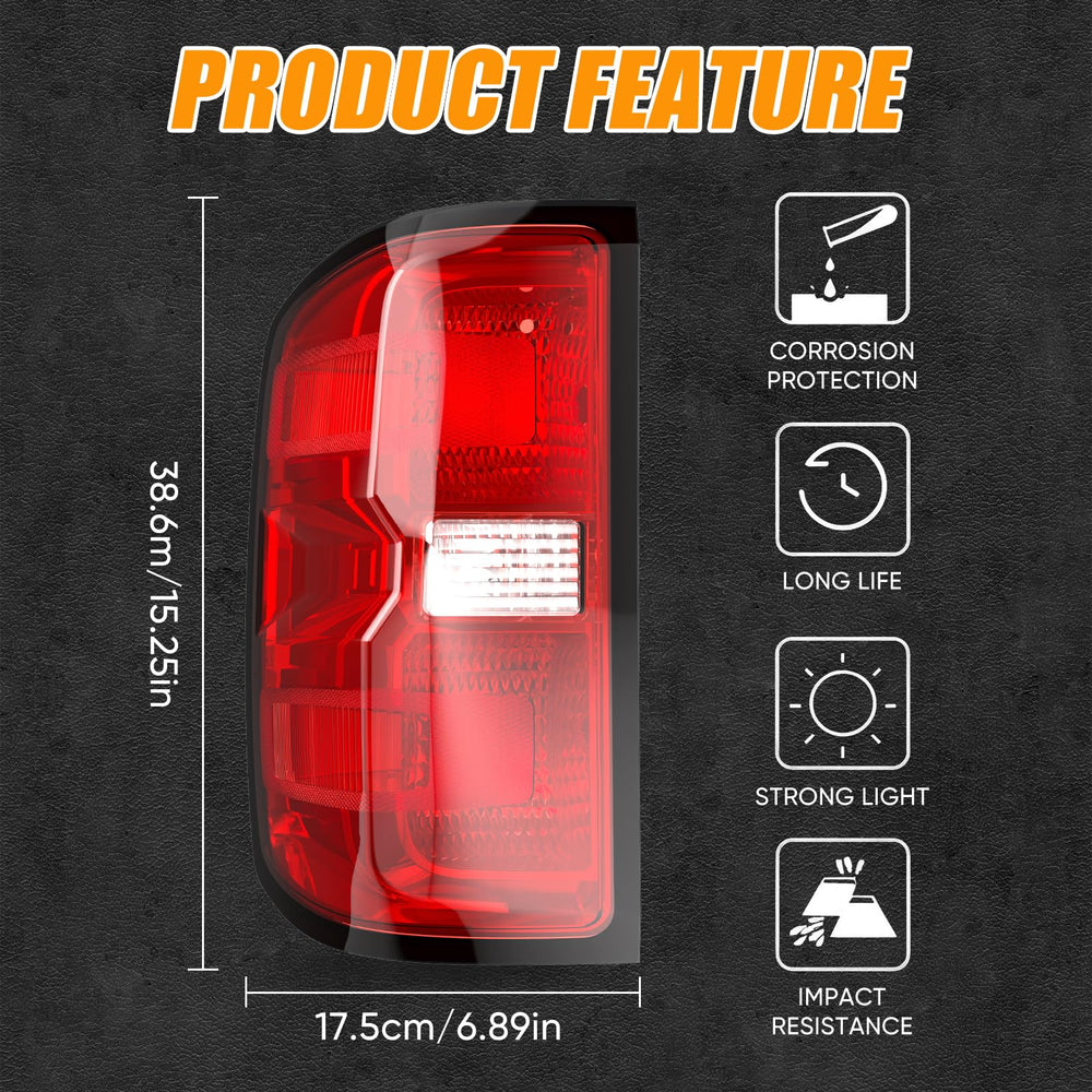 Reilauto complete tail light package includes all components