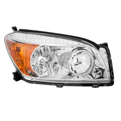 Reinko headlight assembly for Toyota RAV4 2006-2008 front close-up highlights chrome housing