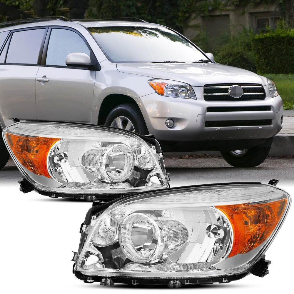 Reinko headlights set for 2006-2008 RAV4 base model to maintain cohesive look