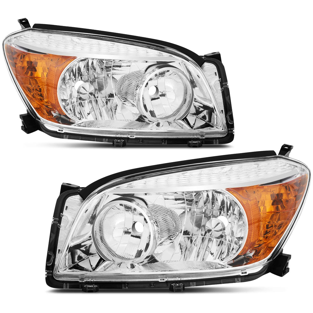 Reinko headlights assembly for Toyota RAV4 2006-2008 passenger-side front view enhances daytime clarity