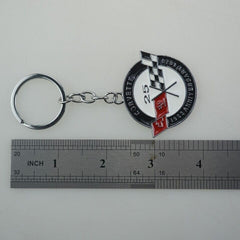 REIXS 1978 C3 Corvette keychain detail, demonstrating durable finish