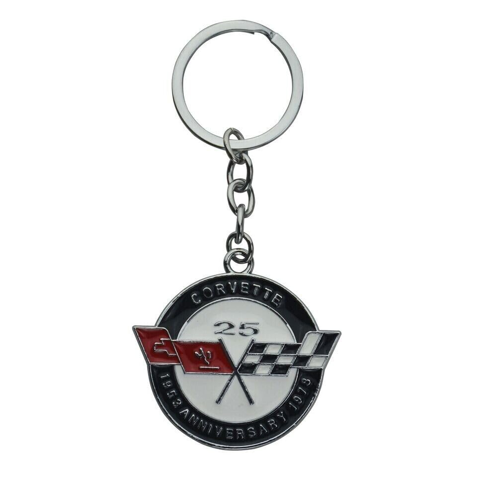 REIXS c3 Corvette keychain front design close-up, ideal as a collector gift
