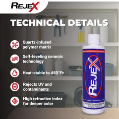 RejeX fiberglass surface shows versatile protection across materials