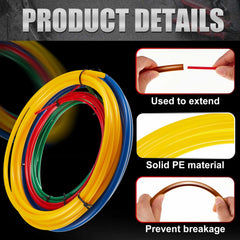 Relaxweex three-eighths inch tubing option suited for tight bends.