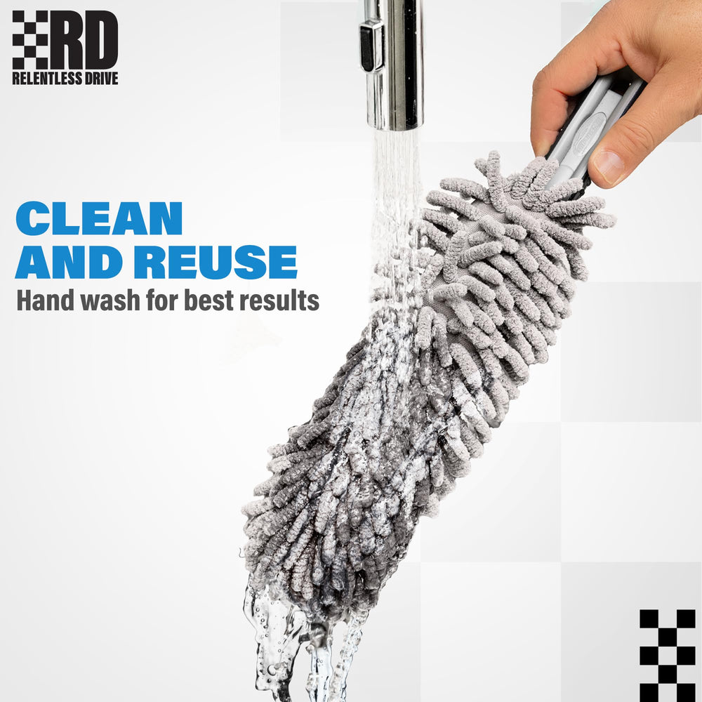 Relentless Drive womens design car duster ideal for everyday cleaning.