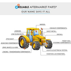 Reliable Aftermarket Parts rotor detail ready for quick maintenance