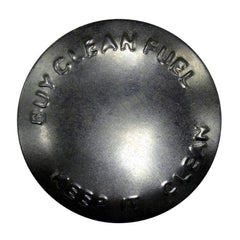 Reliable Aftermarket Parts triple baffle gas cap, side angle showing secure seal.