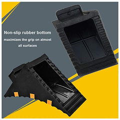 RELIANCER wheel chocks non-slip bottom grips most surfaces